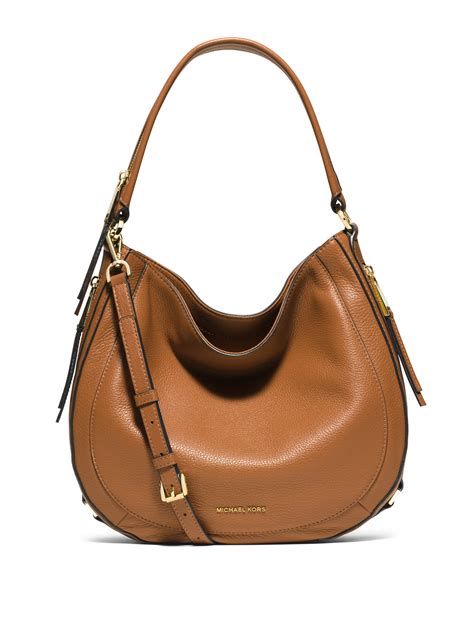 michael kors brown hobo bag|michael kors shoulder tote bag.